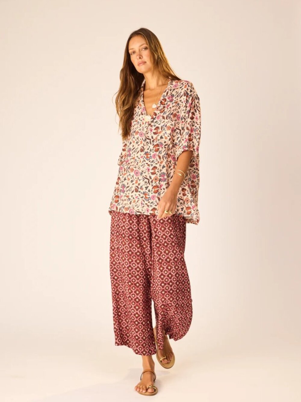 Natalie Martin Lauren Pant Mosaic - NWT (Size M)